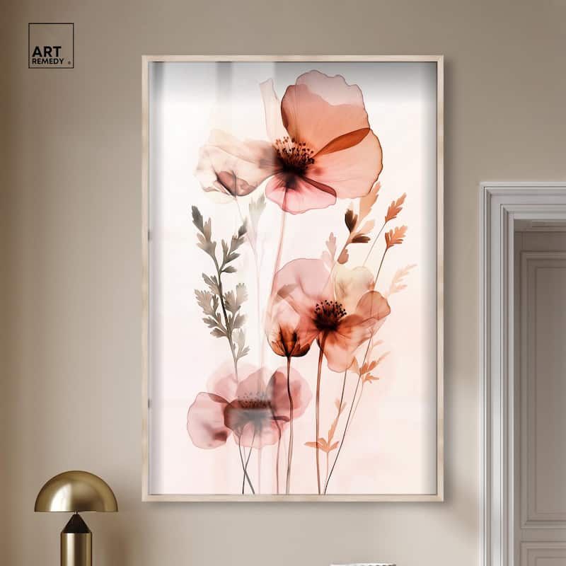 Petal Dye II Shadowbox by Art Remedy