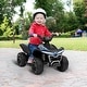 preview thumbnail 10 of 25, Qaba Kids ATV Quad, 6V Ride On Toy with Rechargeable Battery, Light, Forward & Reverse, 4 Wheeler Battery Powered for Boys Girls Black