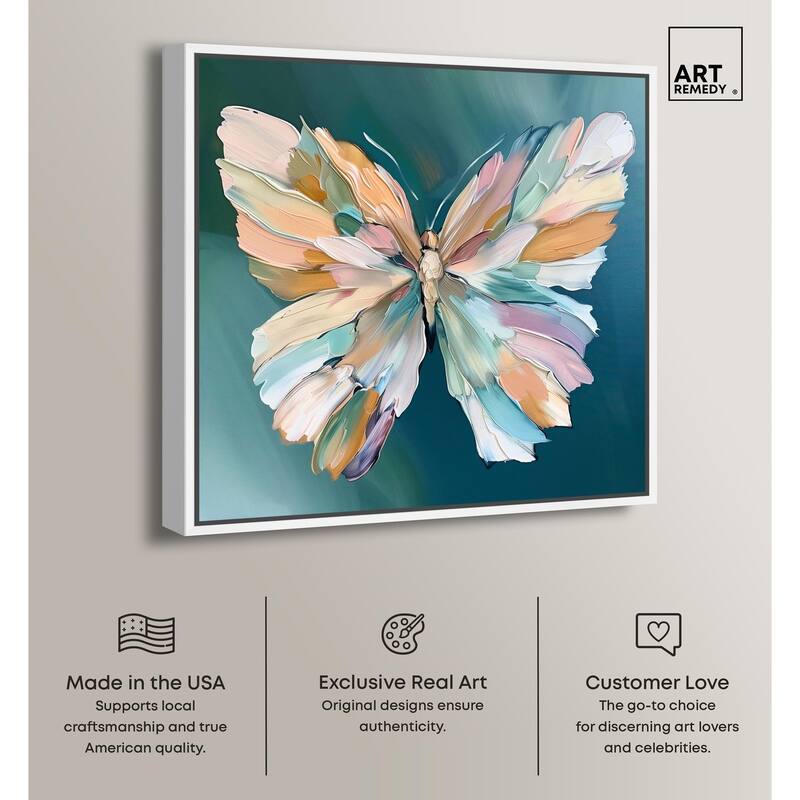 Wings of Duality Canvas by Art Remedy