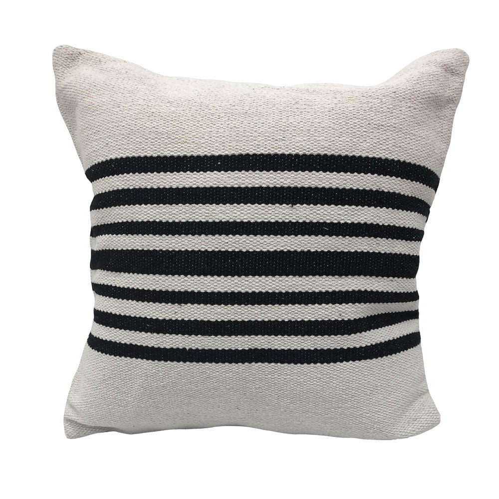 Shop Bold Black Striped Throw Pillow On Sale Overstock 31253238