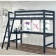 preview thumbnail 2 of 67, Hillsdale Caspian Wood Twin Loft Bed with Desk