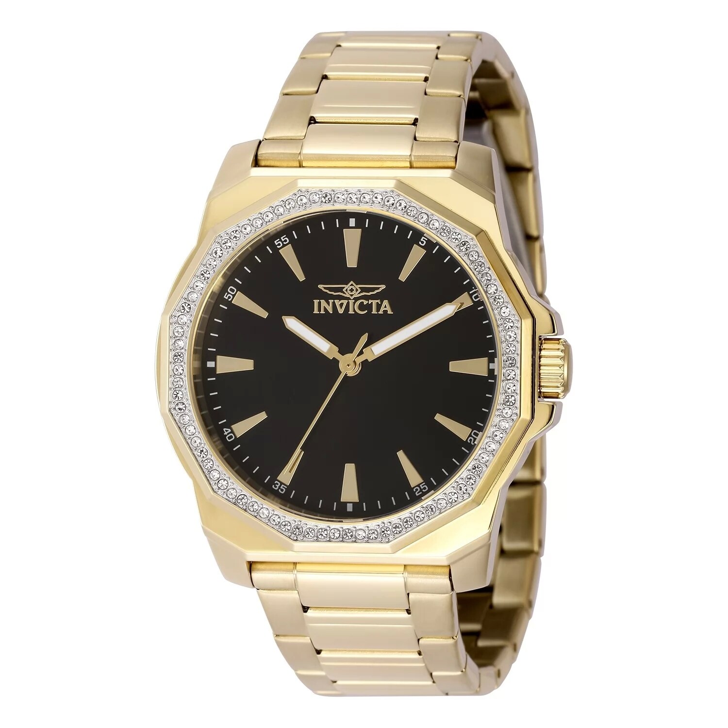 Invicta Men's 48525 Speedway Quartz Chronograph Gold Dial Watch