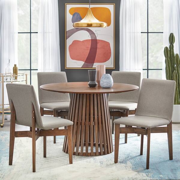 slide 17 of 16, Lifestorey Pavia 5-piece Dining Set Walnut