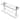 Allied Brass Foxtrot Collection 16 Inch Two Tiered Glass Shelf
