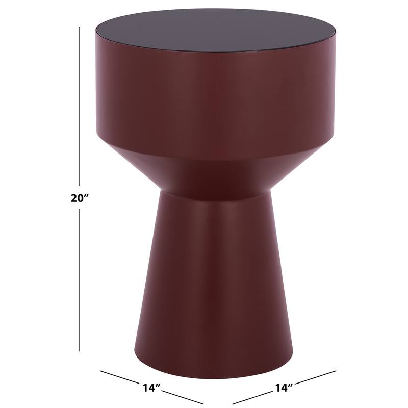 SAFAVIEH Home Sumiko Accent Table - 14"W x 14"D x 20"H