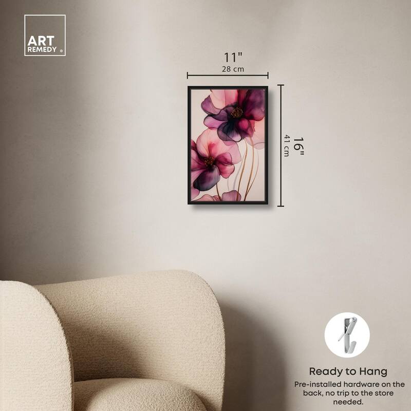 Velvet Verse III Canvas by Art Remedy