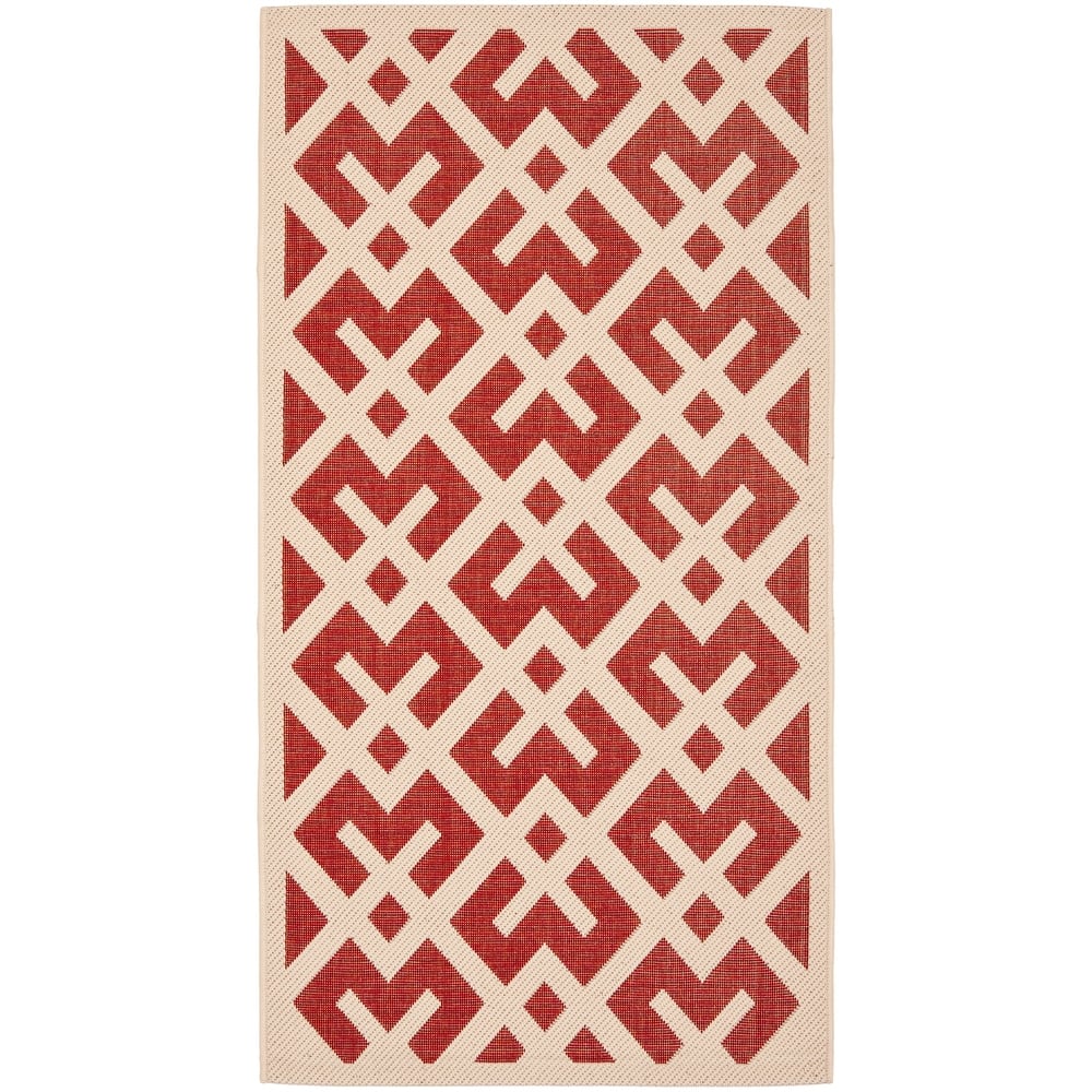 SAFAVIEH Courtyard Sytske Indoor/ Outdoor Waterproof Patio Backyard Rug