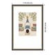 preview thumbnail 9 of 9, Lying On My Back Reading a Book by Andreas Magnusson Wood Framed Wall Art Print Matinee Black Bronze
