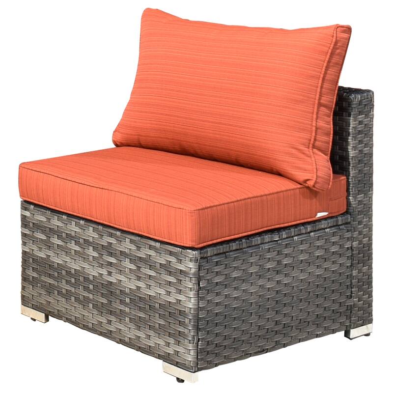 OVIOS 5-Piece Fire Table Outdoor Patio Furniture Set