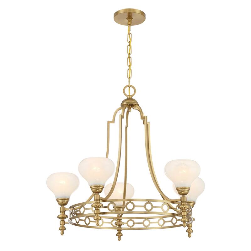 Savoy House 1-1606-5 Allston 5 Light 30" Wide LED Chandelier