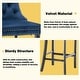 preview thumbnail 49 of 64, Contemporary Velvet Upholstered Counter Bar Stools Set of 4