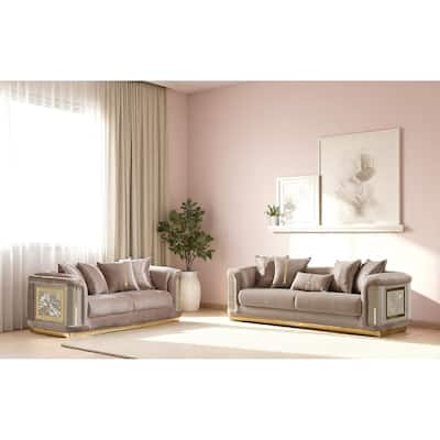 Elvin 2-piece Living room Set 1 Sofa & 1 Loveseat