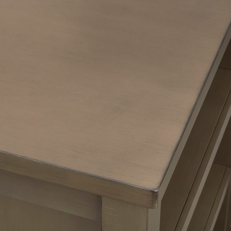 Lifestorey Tobias Storage Counter Height Storage Table
