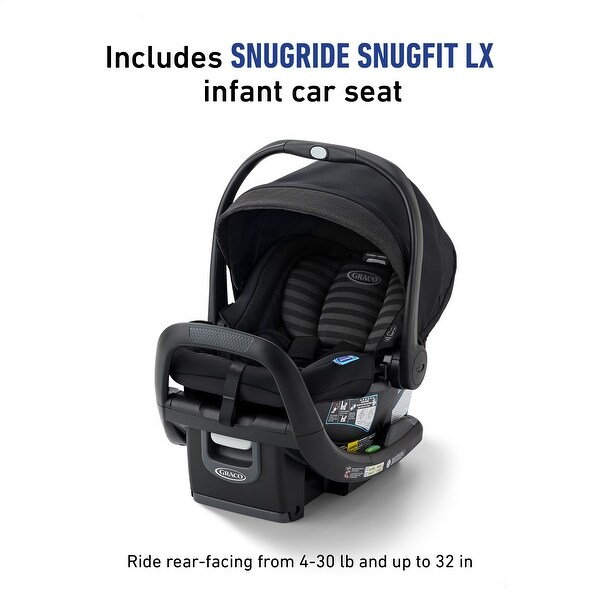 Graco Modes Nest DLX 3-in-1 Travel System, Raven - Bed Bath
