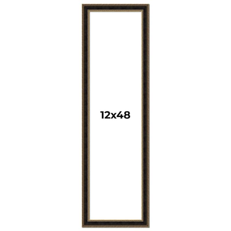 12x48 Frame Gold Antique Vintage Sold Wood Picture Frame | 1.75 Inch