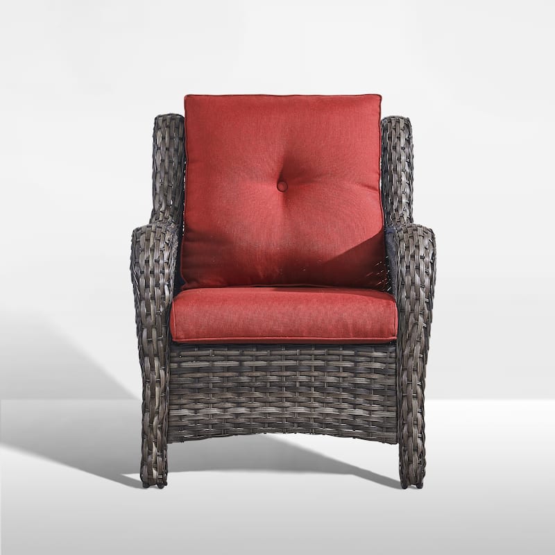 Gymojoy Outdoor Furniture Set Patio Wicker Chairs Set of 2