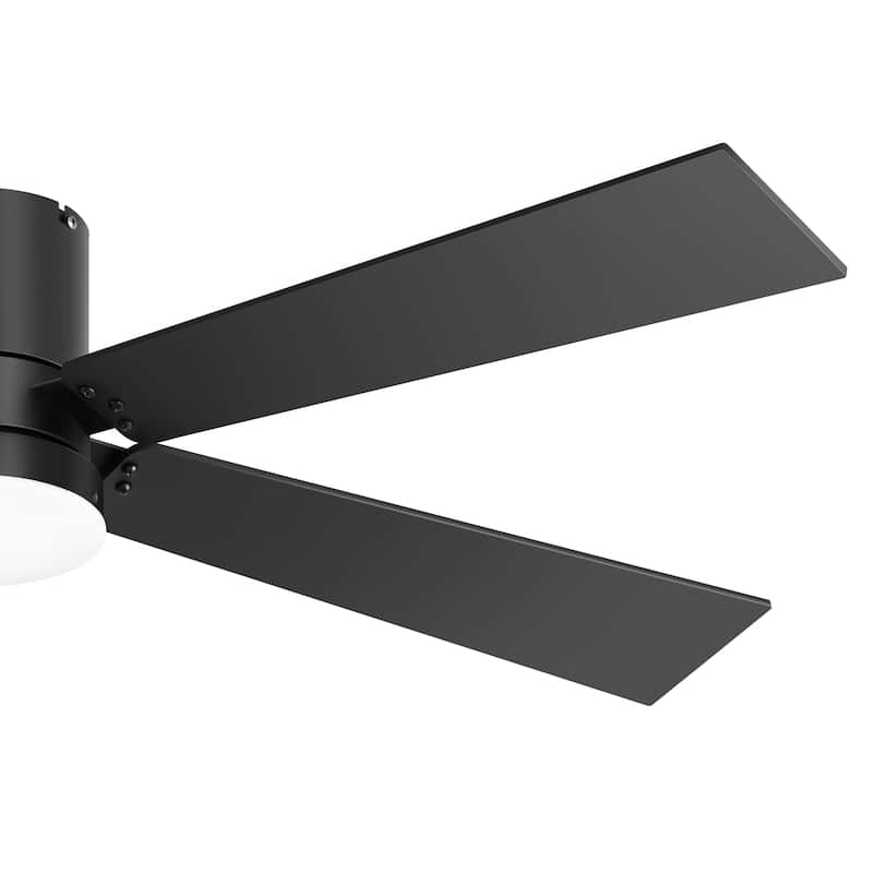 2 Set 42-inch Integrated LED Ceiling Fan with Light and Remote(5 Reversible Blades)