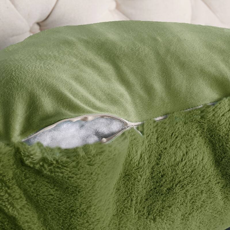 Home Soft Things FoxFauxFur Bedrest