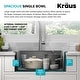 preview thumbnail 76 of 146, KRAUS Bellucci Workstation Topmount Drop-in Granite Kitchen Sink