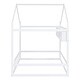 preview thumbnail 9 of 15, Full Size Wooden House Bed Kids Bed with Storage Shelf