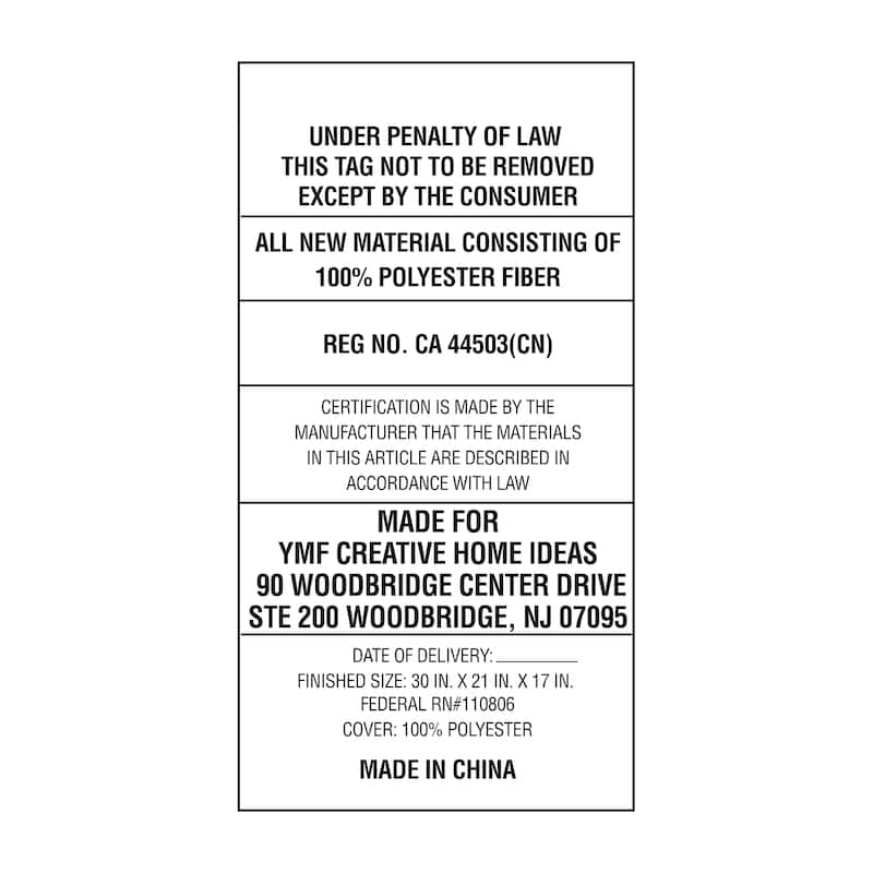 Juicy Couture 30" x 21" x 17" Backrest Pillows