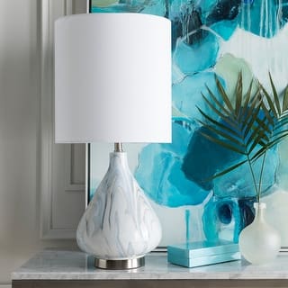 Bremhill White Transitional Table Lamp