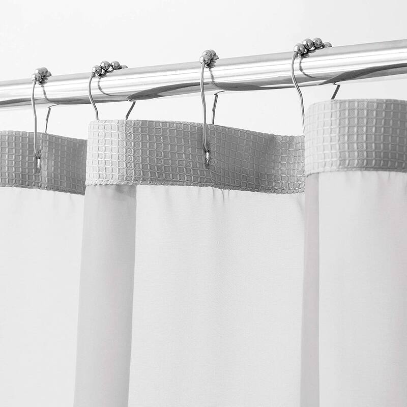 Porch & Den Roycroft Hotel Shower Curtain with Detachable Liner