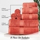preview thumbnail 9 of 198, Egyptian Cotton 8 Piece Ultra Plush Solid Towel Set by Miranda Haus