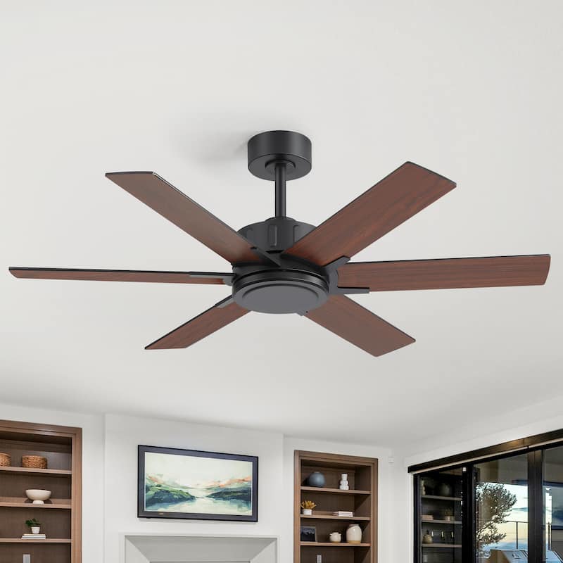 48/56/60 Inch Reversible Blade Ceiling Fan No Light with Remote Control