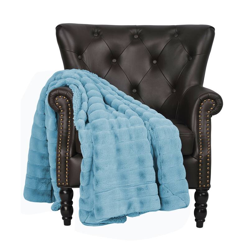 Supermink Decorative Fauxfur Throw 60'' x 80''