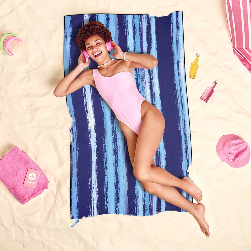 Oversized Beach Towel, Comfort Swim Towels, Quick Dry and Absorbent Towels for Travel, Swim, Pool, Yoga 32" x 64"