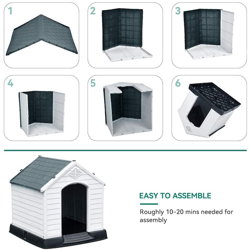 Moasis Plastic Dog House