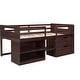 preview thumbnail 6 of 55, Twin size Loft Bed with Two Shelves and Two Drawers