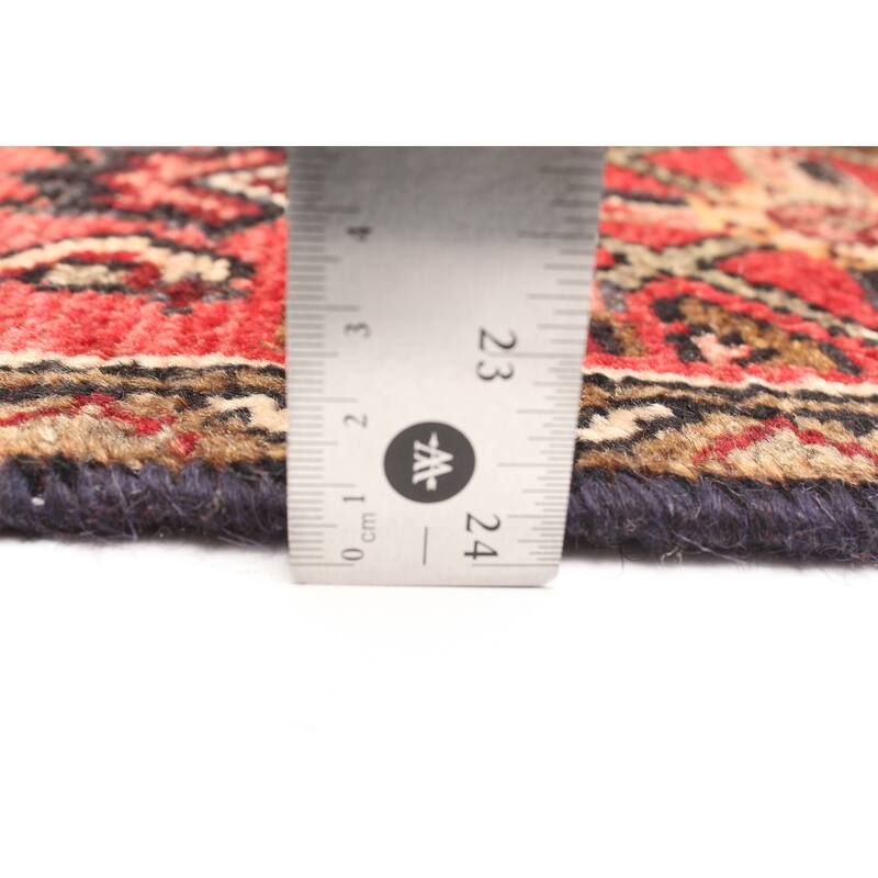 ECARPETGALLERY Hand-knotted Andelz Red Wool Rug - 2'6 x 6'2