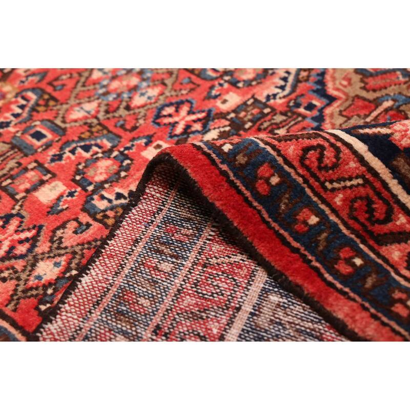 ECARPETGALLERY Hand-knotted Andelz Red Wool Rug - 4'11 x 6'7