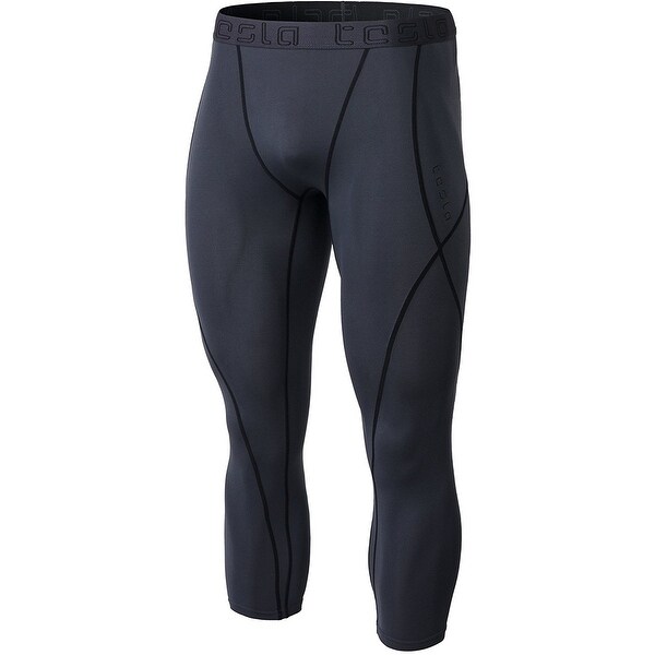tesla men's compression pants