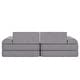 preview thumbnail 33 of 75, Soft Foam Modular Kids Play Couch with 6 Sectional Sofa Pieces - 27.5"D x 56"W x 17.25"H