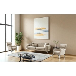 Reni 3 - Piece (1 Sofa & 2 Chair) Comfortable Sleeper Modern Living ...