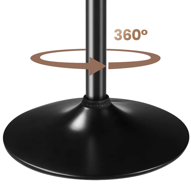 Yaheetech Adjustable Round Pub Table Bar Table
