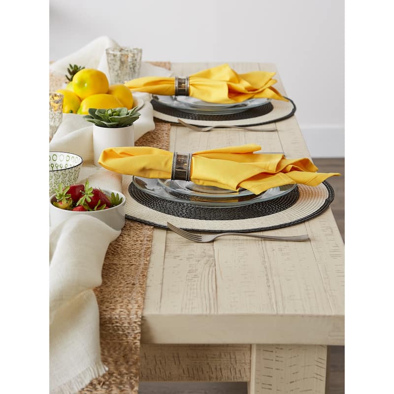 DII Solid Yellow Mello Napkin (Set of 6)