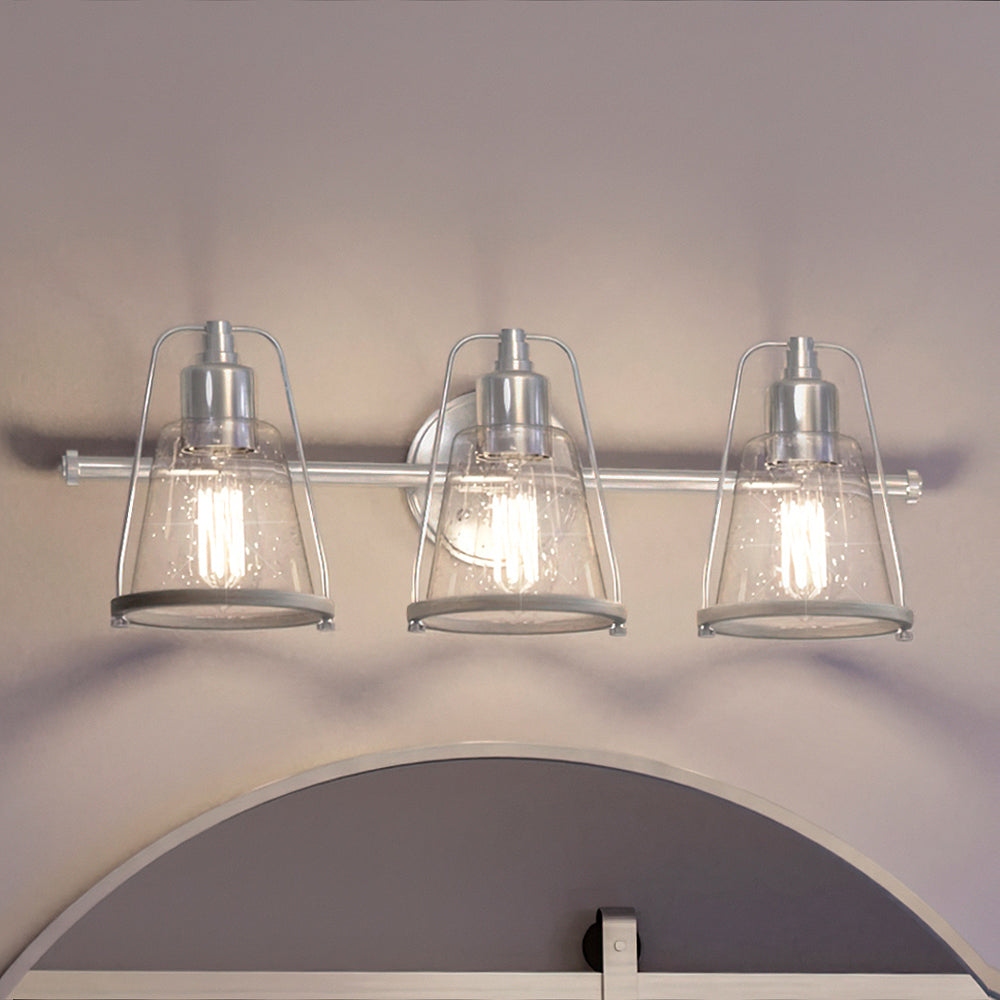 Coastal outlet vanity lighting