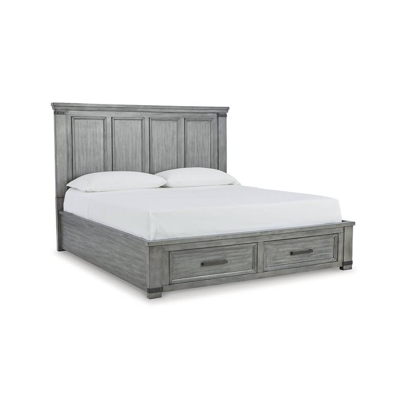 Signature Design by Ashley Russelyn Gray Storage Bed
