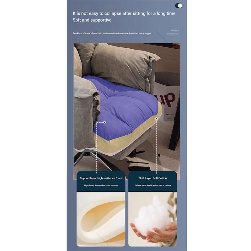 Modern Relaxing Office Chairs Gaming Computer Swivel Ergonomic Recliner Adjustable Chairs