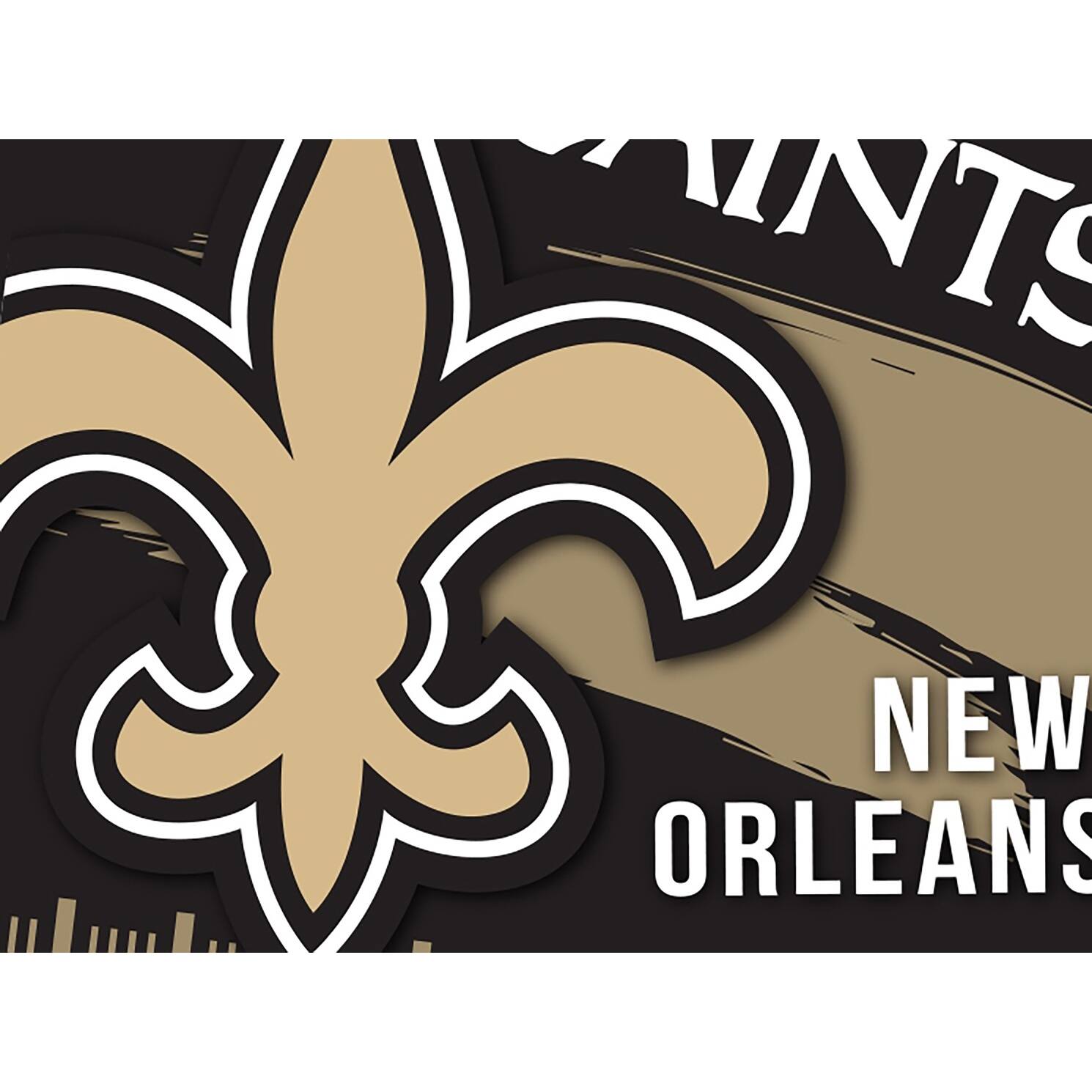 NFL Apron & Chef Hat Set, with Large Team Logo New Orleans Saints