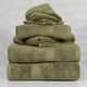 preview thumbnail 52 of 159, Superior Egyptian Cotton Pile Heavyweight 6-Piece Towel Set 6-Piece Set - Forest Green