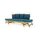 preview thumbnail 21 of 33, Serene Acacia Expandable Daybed by Christopher Knight Home