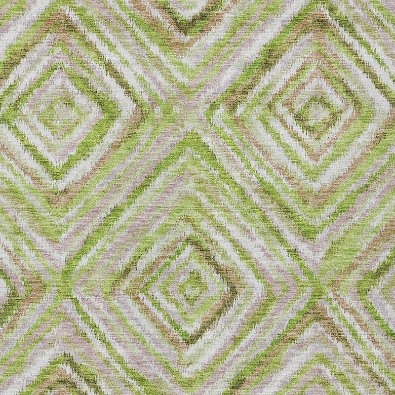 HomeRoots Geometric Transitional Rectangle Outdoor Rug