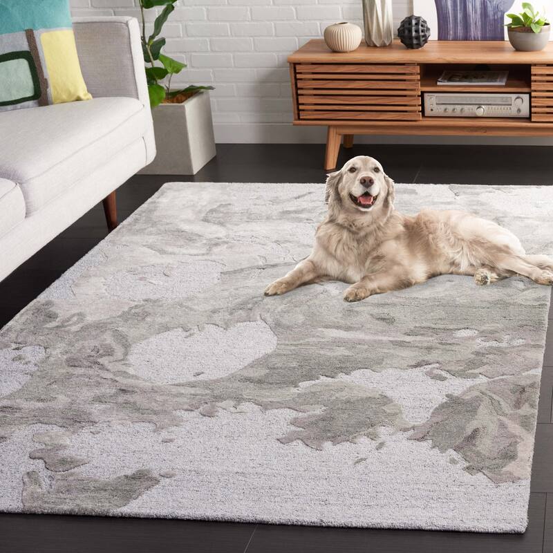 SAFAVIEH Handmade Fifth Avenue Dimitrina Mid-Century Modern Wool Rug