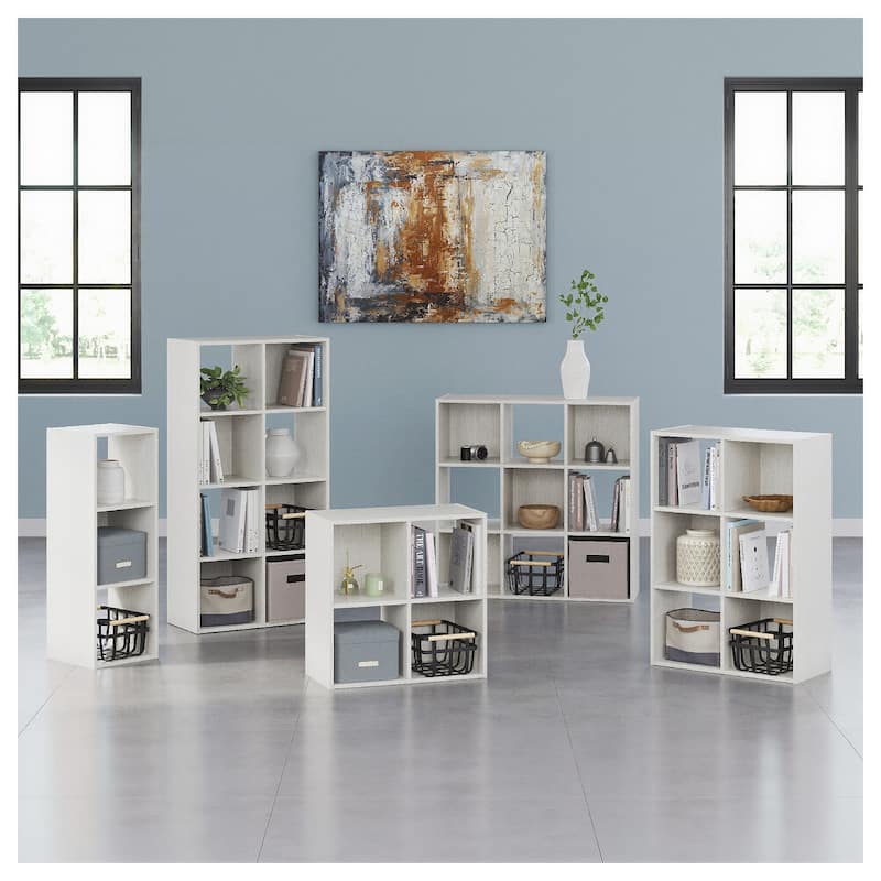 Ashley Furniture Aprilyn White 8 Cube Organizer - 24W x 12D x 47H