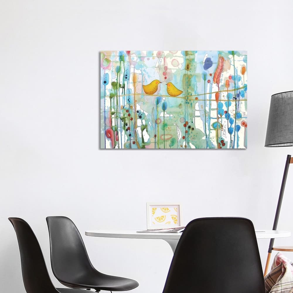 iCanvas "Dans Chaque Coeur" by Sylvie Demers Canvas Print